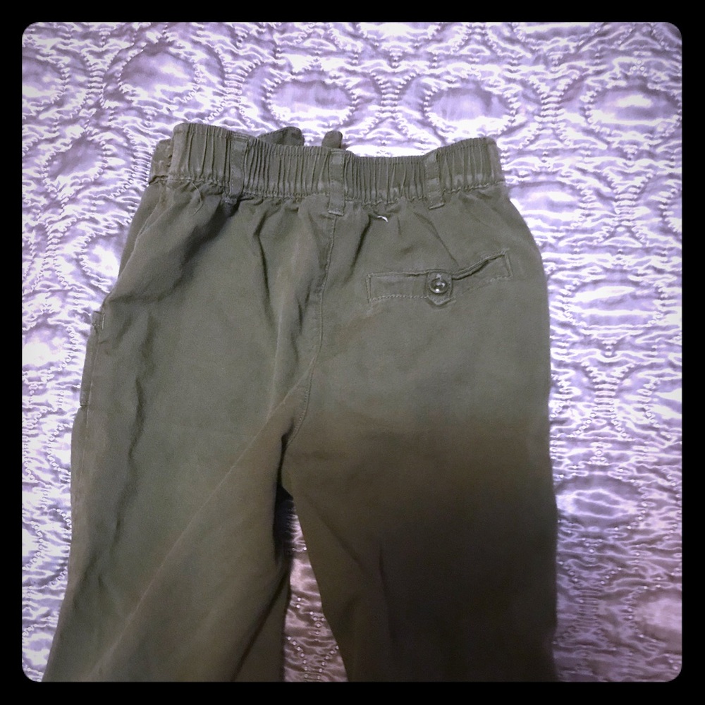 Girls green pants 4T